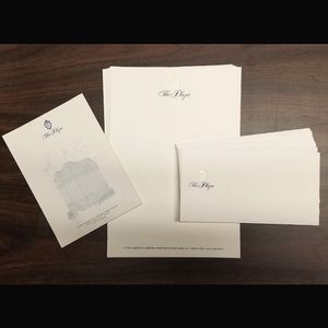 Plaza Hotel stationary